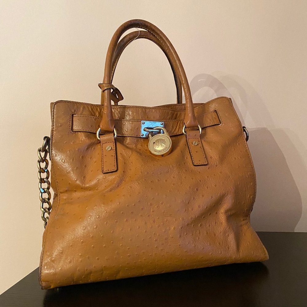 Michael Kors Faux Ostrich Bag